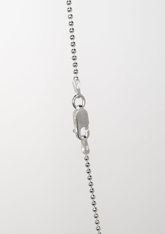 Silver Bead Chain, 1.5mm