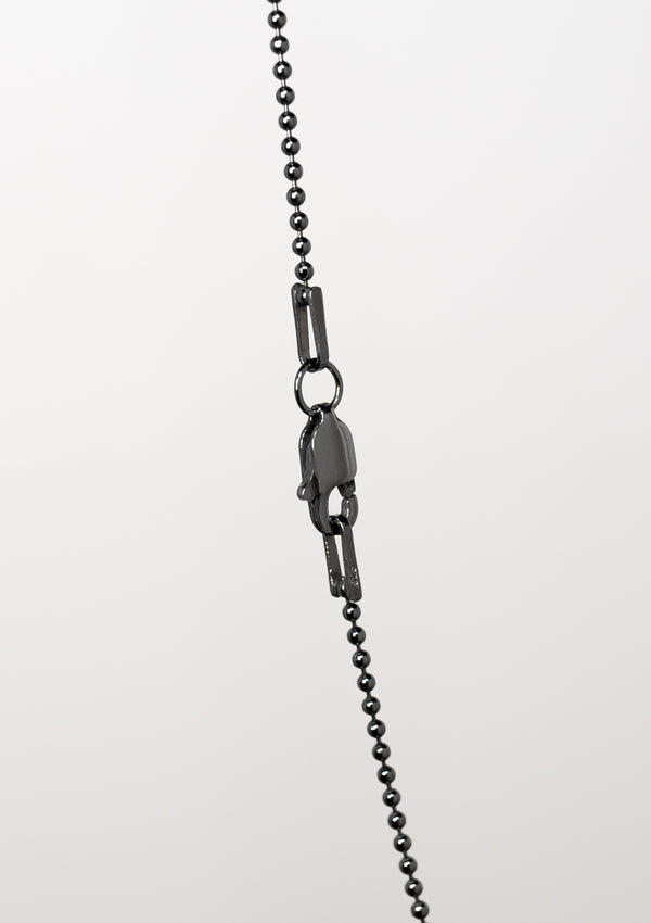 Oxidized Silver Bead Chain, 1.2mm